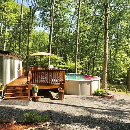 Pocono Cabin With Private Pool At Shawnee Mtn East Stroudsburg Bagian luar foto