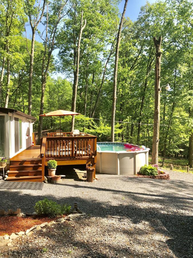 Pocono Cabin With Private Pool At Shawnee Mtn East Stroudsburg Bagian luar foto